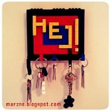Lego wieszak na klucze:)