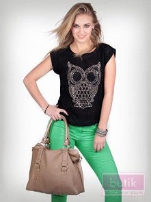 Spodnie w kolorze zielonym ...