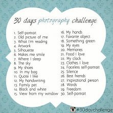 30 dniowe wyzwanie fotograf...