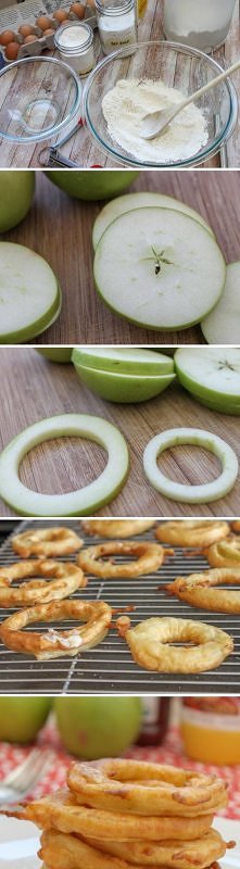 recipes with pictures, recipes in pictures, recipes pictures, pictures and recipes, pictures of recipes, fried apple ring recipe