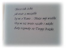 wierszyk na chrzest
karteczkowo.blogspot.com