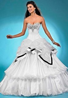 Dostępne kolory  czerwony / czarny, biały / czarny
Powrót Style  Gorset Lace up, prosto
Materiał  Organza, Shimmer, Tafta
Style  linii, suknie balowe, Long, Dekolt Sweetheart