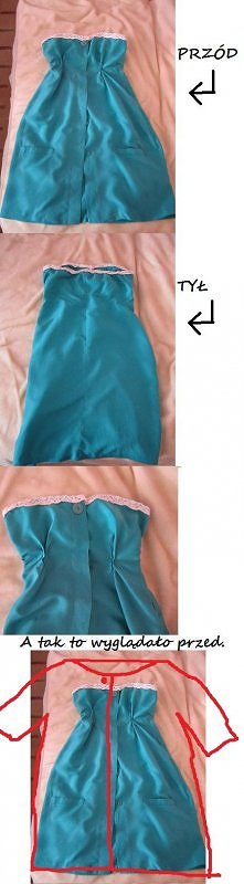 coś na kształt sukienki bez...