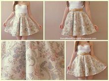 ★ Rozkloszowna spódnica flo...