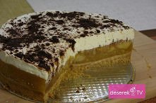 Szarlotka na zimno bez pieczenia