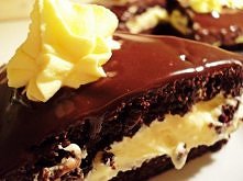 Ciasto czekoladowe z kremem...