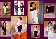 Pani Grażyna ubrana została przeze mnie w dwie sukienki – waniliową oraz w kolorze dojrzałej jeżyny. Obie są klasyczne, proste z rękawem za łokieć, które zmieniają swój wygląd p...