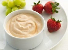 "healthified" fluffy orange fruit dip