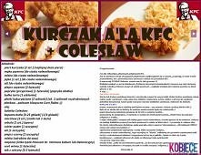 KFC kurczak i salatka