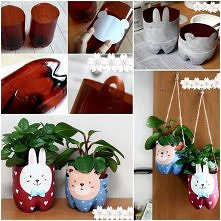 diy, diy projects, diy craft, handmade, diy ideas, diy plastic bottle plant pot