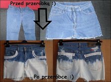 Szorty w stylu diy ;)
Czyli sposób na nie noszone stare spodnie :)