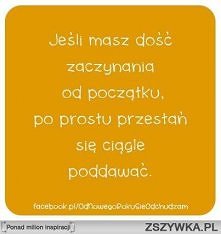 "Poddający się nigdy n...