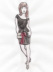 Torebka udekorowana apaszką. Początki mody sięgają lat 50 i 60.