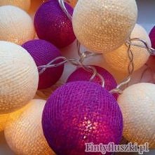 Grapes! Dwukolorowe Cotton Ball Lights!