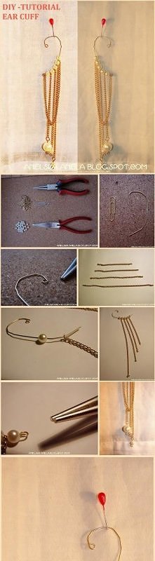 tutorial na Ear cuff zauszn...