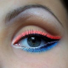 makijaż , oczy kreska