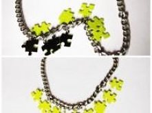 DIY naszyjnik z puzzli :))