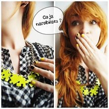 DIY naszyjnik z puzzli :))