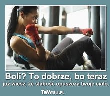 True! Przez tydzień nie ćwi...