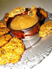 Ciastka owsiane z konfiturą...