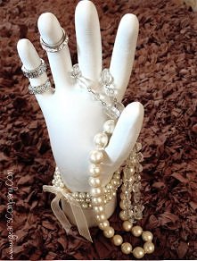 stojak na biżuterie DIY