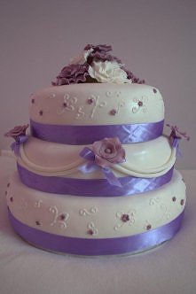 Wrzosowy Tort Ślubny