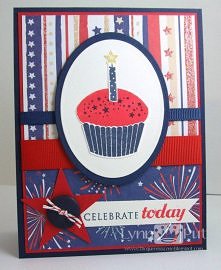 Kartka urodzinowa babeczka