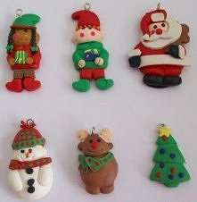 Breloczki świąteczne na prezenty