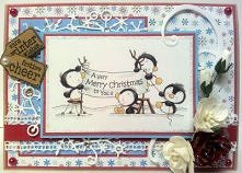 Kartka świąteczna zabawne p...