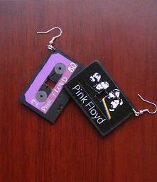 Drewniane kolczyki, wym. 5cm x 3,3cm