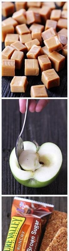 jabłka+ krówki+ orzeszki