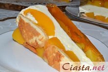 Sernik na zimno na biszkoptach