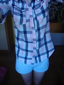 niebieskie spodenki + koszu...