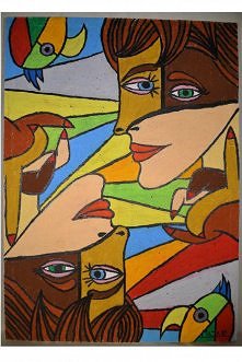 Cześć ludziska! Wygrzebałam ostatnio obrazy namalowane przeze mnie dawno temu i tak sobie pomyślałam czy komuś na tym świecie by się spodobały....? I tak sobie pomyślałam, że gd...