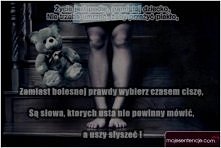 bo słowa niektóre bolą i nie idzie ich odwrócić :(