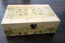 Skrzynka decoupage