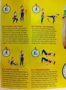 "pupa w górę" ćwicz 2-3 razy w tygodniu. odpoczywaj 30-60 sekund mi...