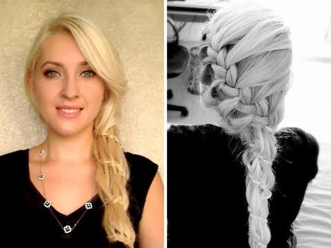 Waterfall braid tutorial Prom wedding hairstyles for long hair yourself Pictu...