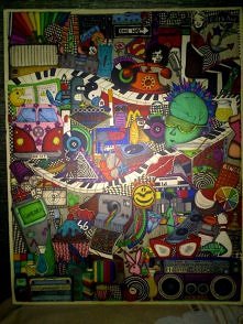 by joanna wenc 
pisaki sharpie i cienkopisy kreslarskie 
40x50 cm
zdj robione tel.