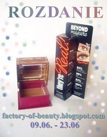 Zapraszam na rozdanie na moim blogu. Do wygrana Benefotowsie kosmetyki!
Klik w obrazek. :)