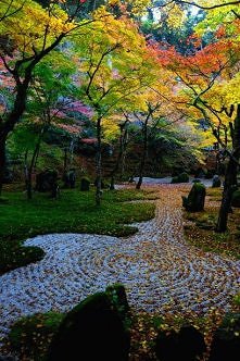Garden of Komyozen-ji temple, Fukuoka, Japan 光明禅寺