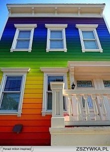kolorowy domek
