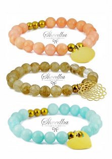 Bransoletki ze srebrem pozłacanym Shvedka Jewelry-> facebook promocyjne ceny