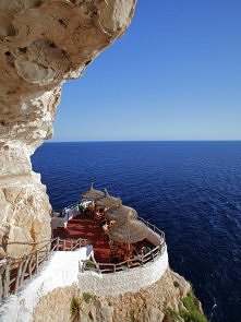 Seaside Cafe, Menorca, Spain