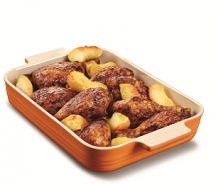 Kurczak pieczony z jabłkami