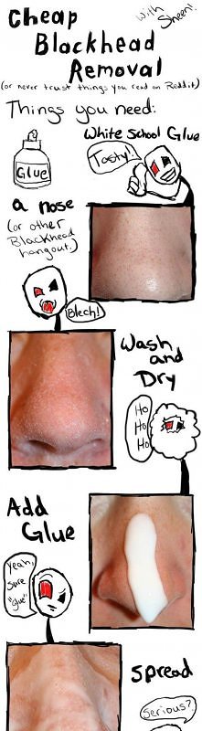 (Dziwny) sposób na wągry. ;)