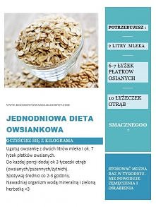 -2,2kg w dzień- tyle mi ubyło. Maksymalnie raz w tygodniu stosuj tą dietę !
...