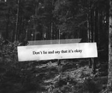 don't lie