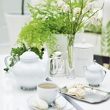 Biała porcelana w domu