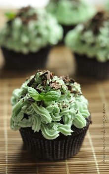 babeczki czekoladowo-miętowe :) przepis !